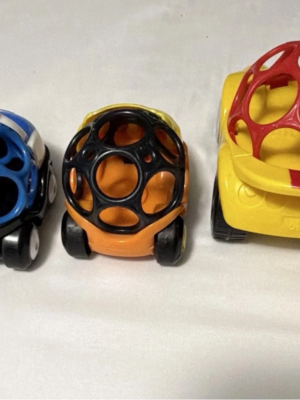 Yellow Kids Toy Car with Black Top - Cute Push Vehicle